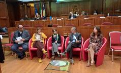 La tavola rotonda conclusiva moderata da Cristina Vasilescu (PTSCLAS)