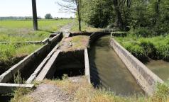Manufatti idraulici nei pressi del laghetto Gambarino
