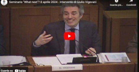 Seminario "What next"? 8 aprile 2024 - Intervento di Giulio Vigevani
