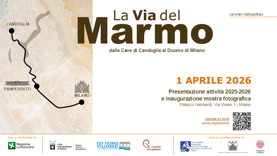 Banner mostra 1 aprile 2026 - La Via del Marmo